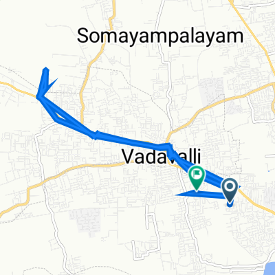 E41, Coimbatore to Perur Main Road, P N Pudur