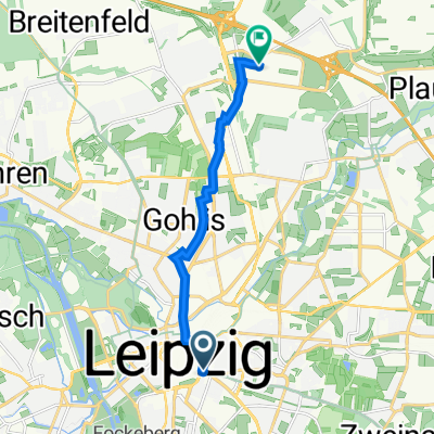 Grimmaischer Steinweg 1, Leipzig to Merkurpromenade, Leipzig