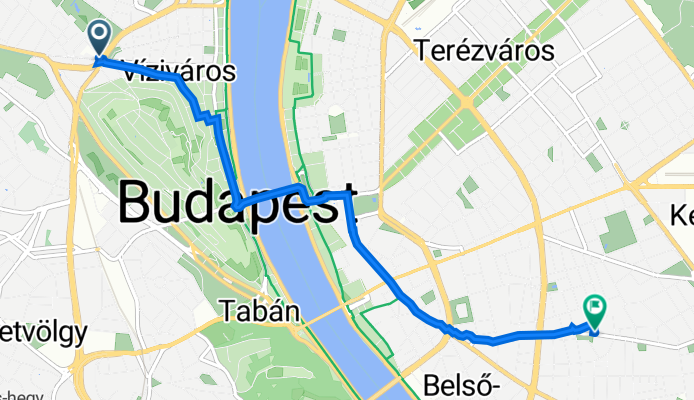 Lövőház utca 2., Budapest to Baross utca 70., Budapest