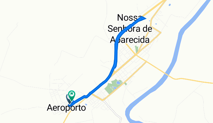 Rua Santos Dumont, Rosário Oeste a Rua Santos Dumont, Rosário Oeste