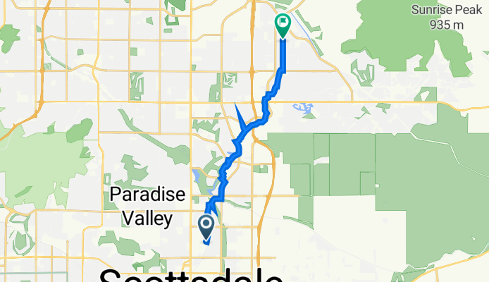 7594–7598 E Jackrabbit Rd, Scottsdale to 9599 E Thunderbird Rd, Scottsdale