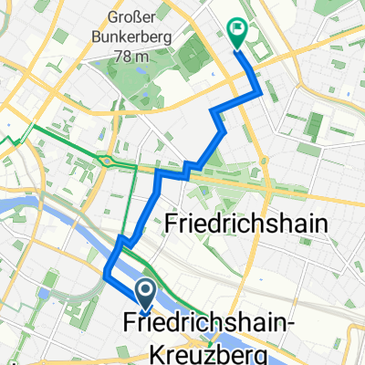 Eisenbahnstraße 20, Berlin nach Conrad-Blenkle-Straße 61, Berlin
