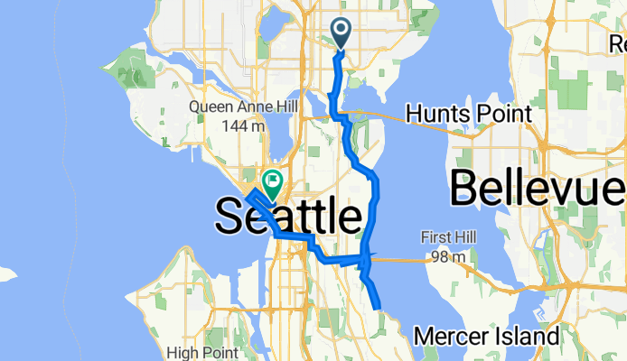 Ravenna to downtown via Westlake