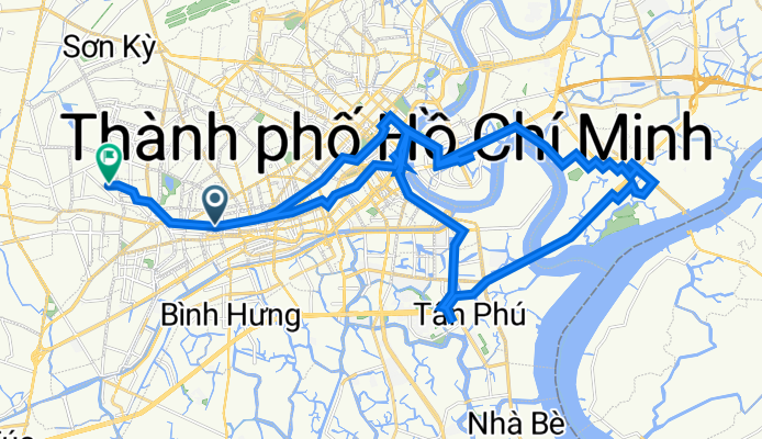 Hồng Bàng, Hồ Chí Minh to Hẻm 137 Phan Anh, Hồ Chí Minh