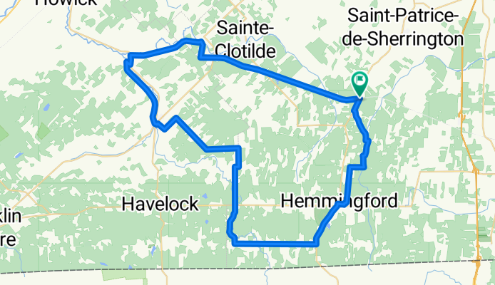 Boucle Hemmingford / Saint-Chrysostome / Sainte-Clotilde