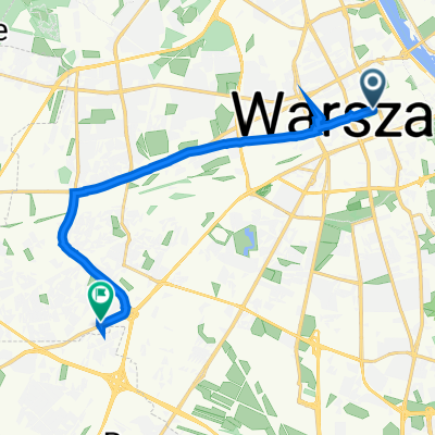 Świętokrzyska 30, Warszawa do al Jerozolimskie 236, Warszawa