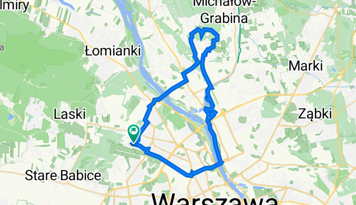 Osikowa 11, Warszawa do Kwitnąca 6, Warszawa