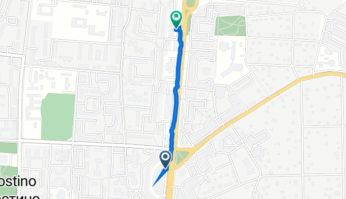 проспект Космонавтов, 20А, Korolyov to проспект Космонавтов, 4В, Korolyov