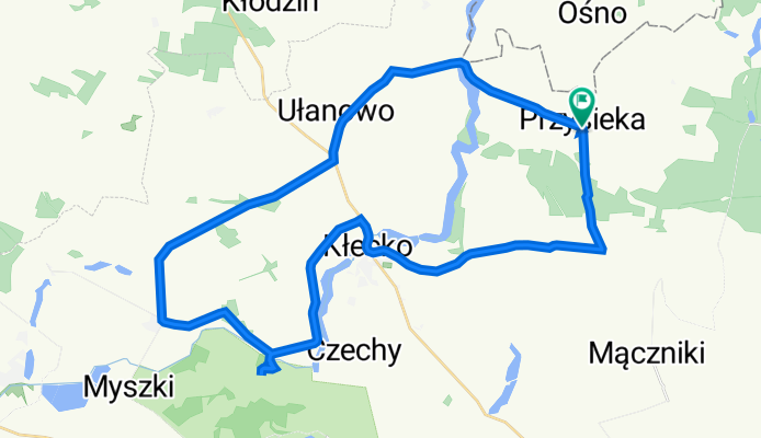 Przysieka 25, Mieleszyn do Przysieka 25, Mieleszyn