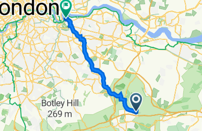 Route in der Bikemap App öffnen