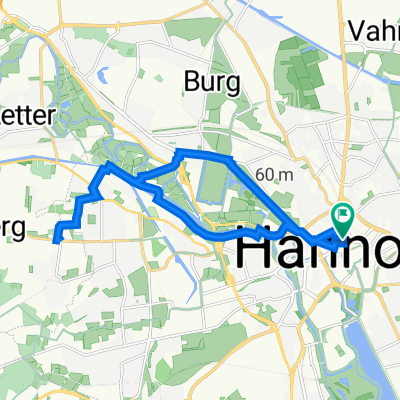 Hannover to Herrenhauser Gardens and British war cemetry.