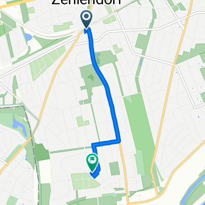 Machnower Straße 2, Berlin nach Windsteiner Weg 4B, Berlin