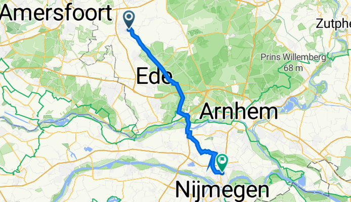 Rietberglaan 4, Barneveld naar Koeweidepad 34–38, Nijmegen