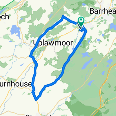 Uplawmoor Road 10, Neilston to Crofthead Cottages 11, Neilston