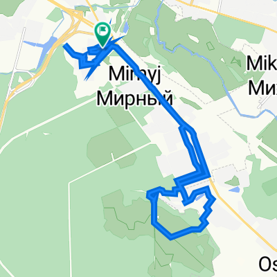 От JWGX+2J, Мирный до JWGX+2J, Мирный