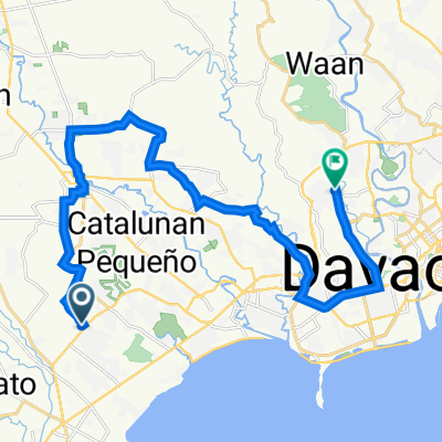 Route to Don Julian Rodriguez Sr. Avenue, Davao City