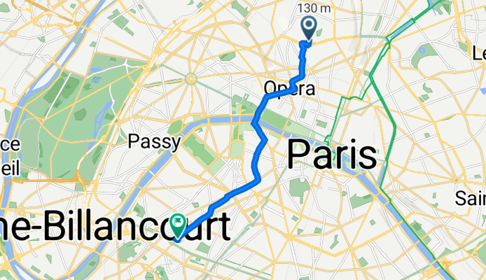 1 Rue André Gill, Paris à 397 ter Rue de Vaugirard, Paris
