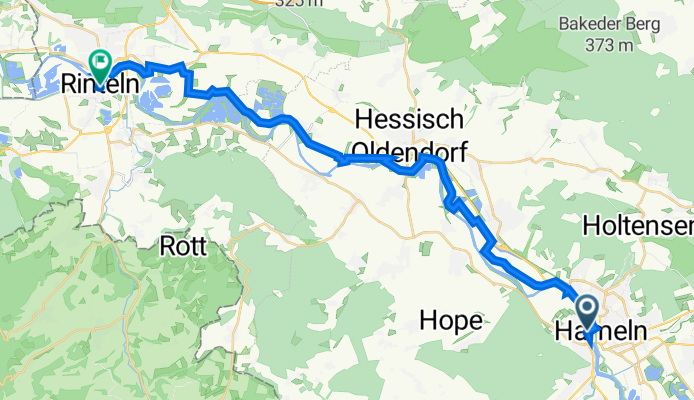 Kälberanger 15, Hameln nach Marktplatz 4, Rinteln