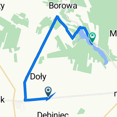 Wyzwolenia 63G, Miedźno do Ostrowy nad Okszą, Miedźno