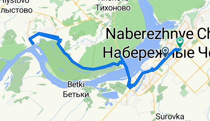 Челны - Елабуга