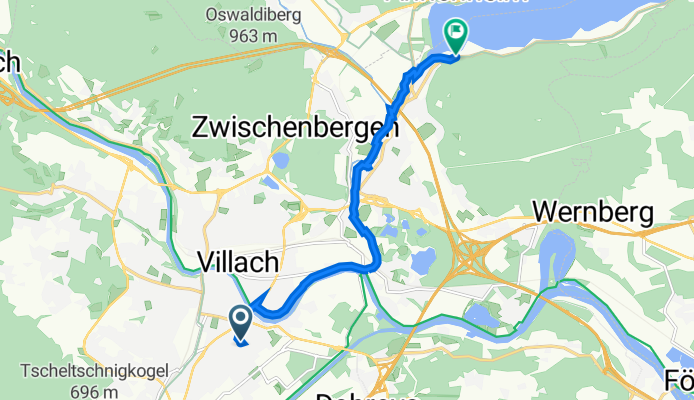 Auer-von-Welsbach-Straße 22, Villach to L49, Villach