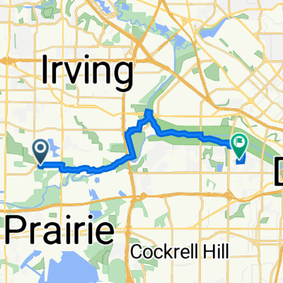 2401 W Hunter Ferrell Rd, Grand Prairie to 1843 Gallagher St, Dallas