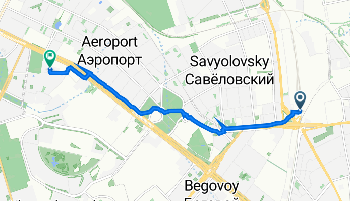 Savelovskiy Railway Station - 47, Leningradskiy Prospect