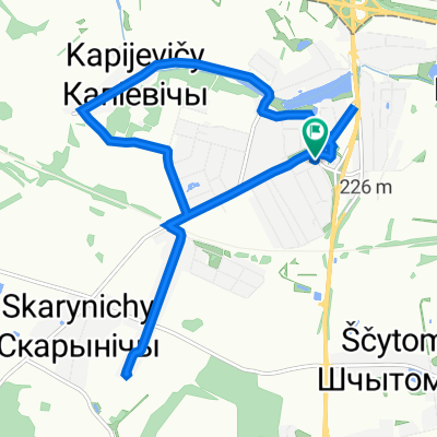 От Тополиная, Юбилейный до Тополиная, Юбилейный