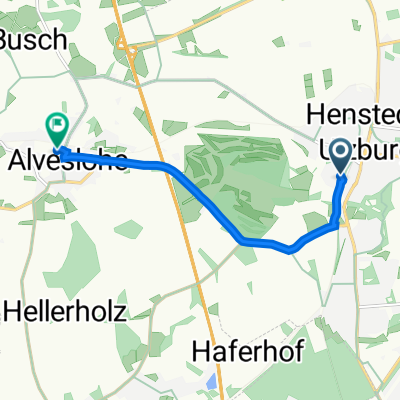 Neubrandenburger Straße 58, Henstedt-Ulzburg nach Bahnhofstraße 4, Alveslohe