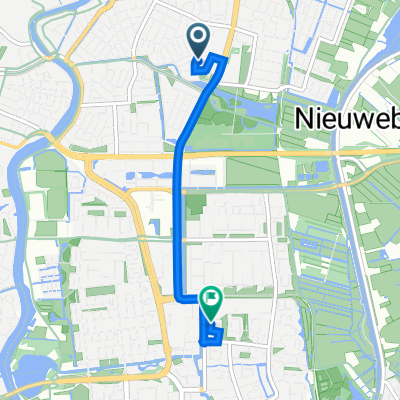 Route van Ten Katestraat 59Haarlem naar Rousseaustraat, Haarlem