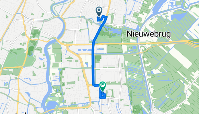 Route van Ten Katestraat 59Haarlem naar Rousseaustraat, Haarlem