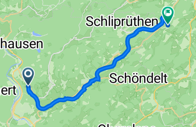 Route in der Bikemap App öffnen