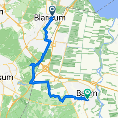 Angerechtsweg 11, Blaricum naar Madurastraat 10, Baarn