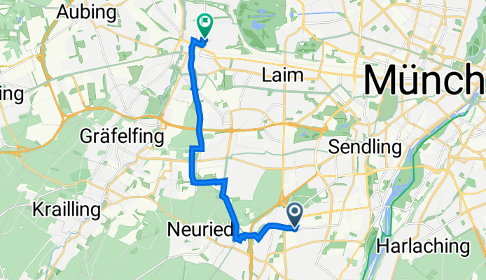 Billard Obersendling - Pasing 11,3km 0hm