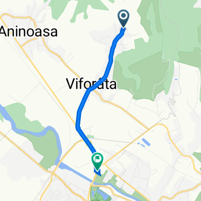 Route from DJ718, Viforâta