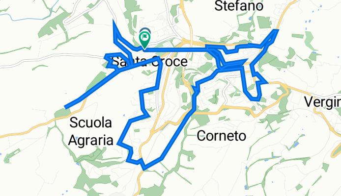 Da Via Ghino Valenti 43, Macerata a Via N. Piccinino 18, Macerata