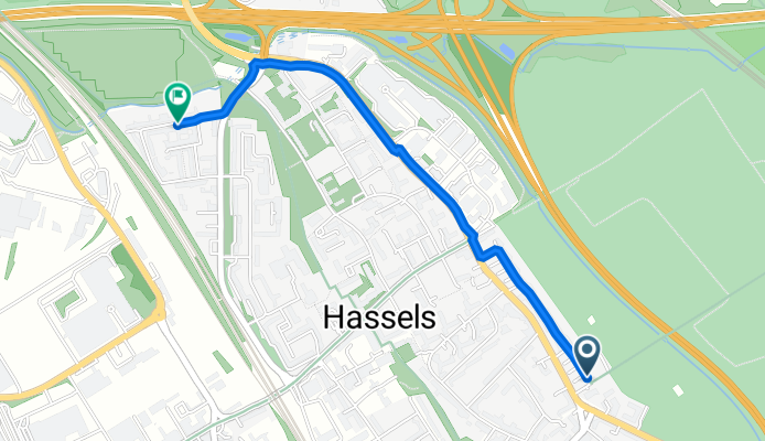 Am Staatsforst 135, Düsseldorf nach Einbecker Straße 19, Düsseldorf