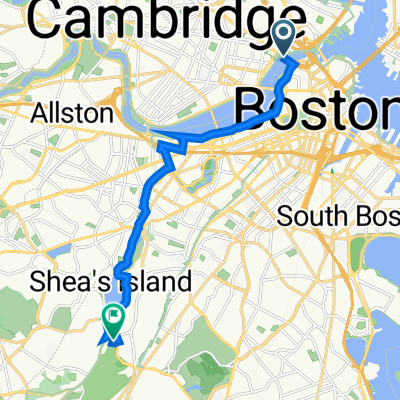 25–45 Science Park, Cambridge to 125 Arborway, Boston