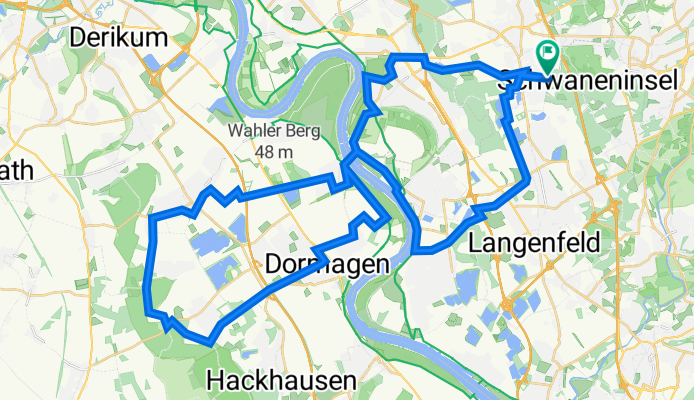Erlenweg, Zons,  Knechtsteden, Zone, Berghausen, Erlenweg.