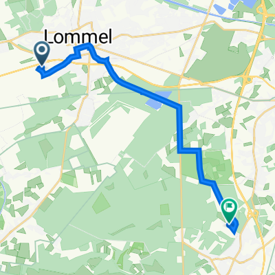 Tapuitstraat 16, Lommel naar Winnerstraat 58, Hechtel-Eksel