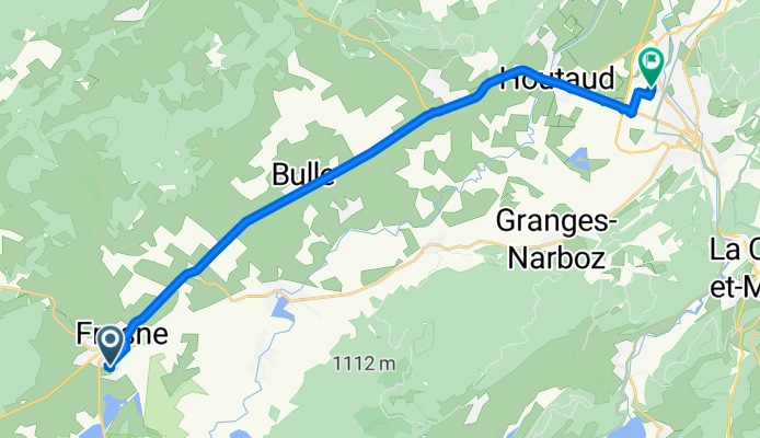 1 Rue des Cygnes, Frasne à 24 Rue de la Libération, Pontarlier