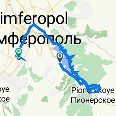 35А-002, Симферополь до улица Миллера Ж.А, 6А, Симферополь