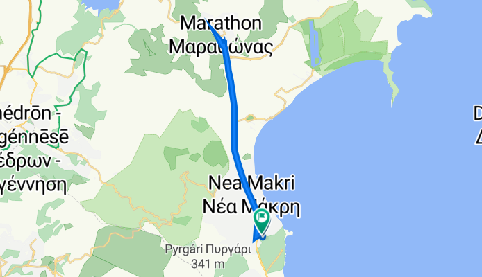 Κατράκη Μάνου 2–6, Νέα Μάκρη to Πλωμαρίου 1, Νέα Μάκρη