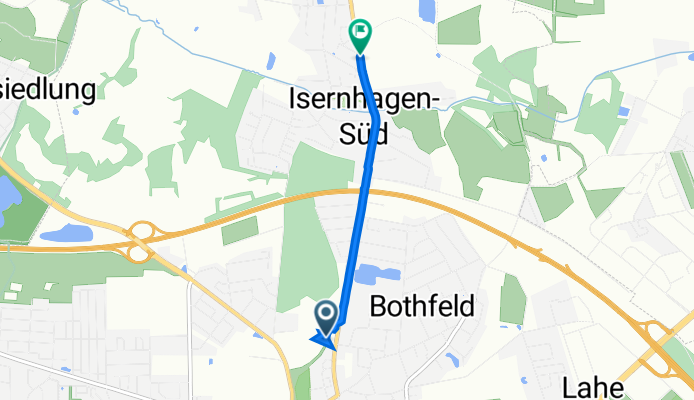 Burgwedeler Straße 11, Hannover to Bothfeld-Vahrenheide, Hannover