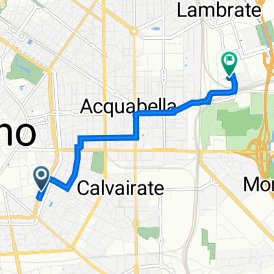 Viale Emilio Caldara 37, Milano a Via Domenico Trentacoste 14, Milano