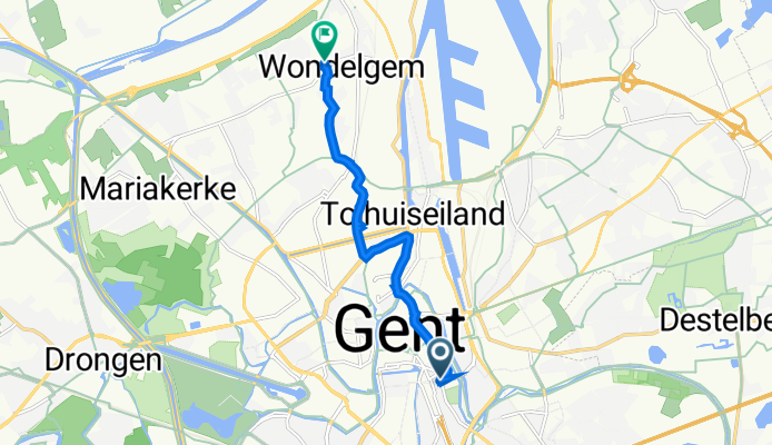 Lange Violette Straat 18, Gent naar Vroonstallestraat 4, Gent