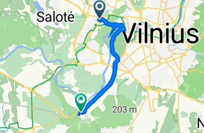 Route in der Bikemap App öffnen