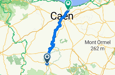 Route in der Bikemap App öffnen