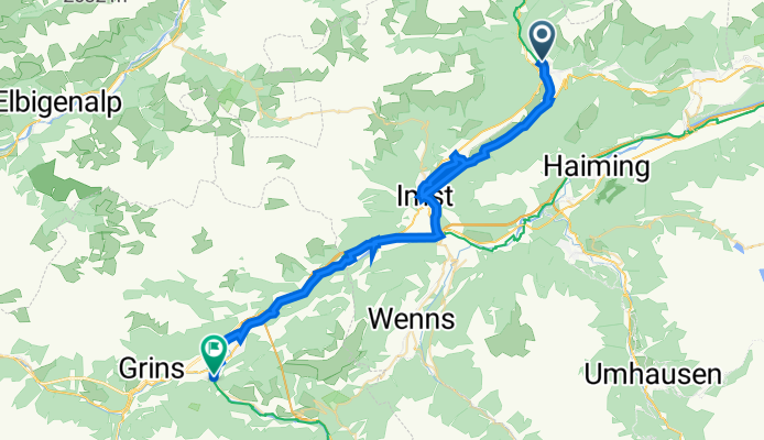 Postplatz 30, Nassereith to Malserstraße 30, Landeck