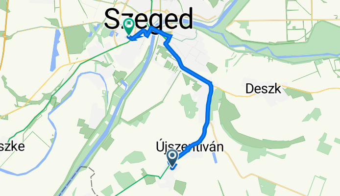 József Attila utca 14, Tiszasziget - Kolozsvári tér 1, Szeged 2.0